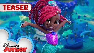 Meet Disney Jrs Ariel 🧜🏾‍♀️  Teaser  The Little Mermaid  disneyjr [upl. by Llekim961]