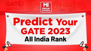 GATE 2023 Response Sheet Released  Predict Your Rank Now  GATE Rank Predictor  MADE EASY [upl. by Cleodel278]