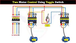 Two Motor Control Using Toggle Switch LearningEngineering [upl. by Chassin]