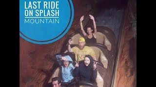 Last Ride on Splash Mountain before Refurb [upl. by Redman]