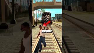 Drunk GTA Protagonists vs Train [upl. by Mavilia]