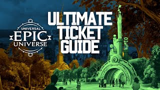 Epic Universe Tickets are Now on Sale  Everything You Need to Know [upl. by Aiouqahs669]