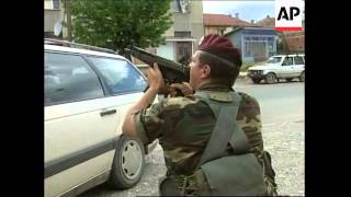 YUGOSLAVIA KOSOVO KFOR TROOPS PROTECT SERB FAMILY [upl. by Anastasio]