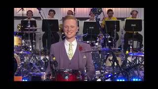 Owain Wyn Evans amp BBC Philharmonic  Rocky Theme Tune  Children in Need 24hr Drumathon 2021 [upl. by Yllod]