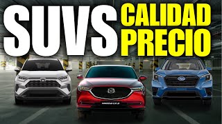 TOP 5 MEJORES SUV CALIDAD PRECIO según CONSUMER REPORTS 2024 [upl. by Craggie940]