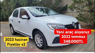 Yeni Araç Alım Videosu  Renault Symbol  Yıl 2022 [upl. by Sreip]