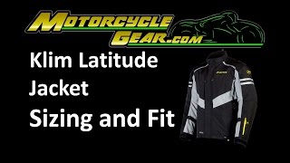 Klim Latitude Jacket Sizing and Fit Guide [upl. by Ynaffad736]