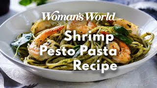 Shrimp Pesto Pasta Recipe [upl. by Christye380]