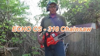 Action with ECHO CS 310 Chainsaw [upl. by Neomah]