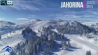 JAHORINA 2024 ❄️ STAZA 3 Ogorijelica 🇧🇦 [upl. by Earas]