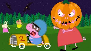 Welcome to Halloween  Peppa Pumpkin Monster  Peppa Pig Funny Animation [upl. by Jorry]