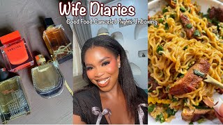 Wife Diaries Vlog  Failed Lagos Trip  New perfumes amp Unboxing  Cooking and CleaningLYDIA STANLEY [upl. by Beitnes]