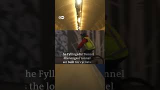 The longest tunnel ever built for cyclists [upl. by Seumas]