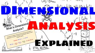 Dimensional Analysis  Explained [upl. by Eadie]