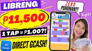 KUMITA NG ₱11500 SA GCASH APP 😱 1 TAP  ₱100 PINAKA LEGIT FREE EARNING APP SA GCASH [upl. by Ricardo508]