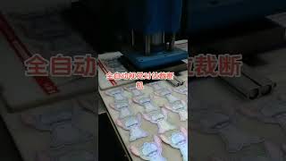 Automatic embossing cutting of leather label and leather labelWelcome to consult and understand [upl. by Klenk658]