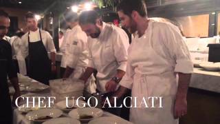 Michelin starred Chef Ugo Alciati Plates Dessert Identità Golose Eataly NYC [upl. by Aernda998]