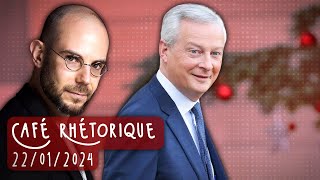 Le Maire enterre le chèque alimentaire  Le Café Rhétorique  Stream du 22012024 [upl. by Petit]