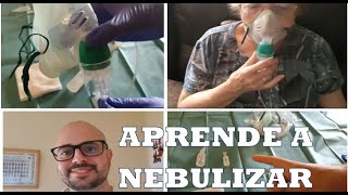 Aprende a Nebulizar y preparar Nebulización [upl. by Alimak]