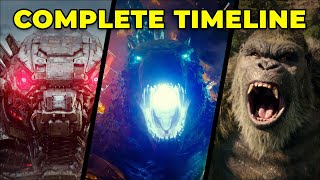 Complete Godzilla x Kong Monsterverse Timeline [upl. by Octave]