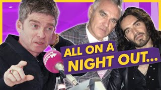 Morrissey Noel Gallagher amp Russel Brand on a Night Out [upl. by Quar420]