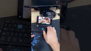 Portable Wireless Keyboard For Mobile Tv Laptop  Mini wireless keyboard and mouse [upl. by Trescott604]