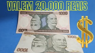 20000 MIL REAIS É O VALOR DE ALGUMAS CÉDULAS DE 1000 CRUZEIROS DO BARÃO [upl. by Sofko]