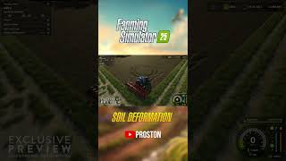 Soil Deformation farmingsimulator25 fs25 farmingsimulator fs25news giantssoftware proston [upl. by Elocel]