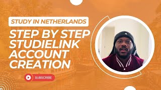 StepbyStep Studielink Account Creation Study in the Netherlands [upl. by Lyssa]