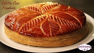 Recette de Galette des Rois Coco Framboise [upl. by Essyla]