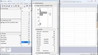 JMP Tutorial Excluding Data from an Analysis [upl. by Maxma]