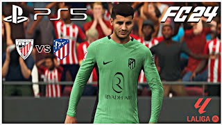 FC 24  Athletic Bilbao VS Atletico Madrid  Laliga  Realistic Graphics Gameplay 4K 60FPS PS5 [upl. by Bekelja]