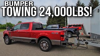 Crazy 2023 Ford F350 Super Duty Bumper Towing 24000lbs [upl. by Ario]