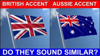 AUSTRALIAN AUSSIE ACCENT VS BRITISH ACCENT  Verbale Mondo [upl. by Lesley370]