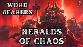 Word Bearers  Heralds of Chaos  Metal Song  Warhammer 40K  Community Request [upl. by Suiradal]