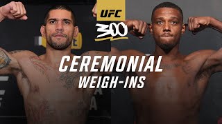 UFC 300 Ceremonial WeighIn [upl. by Ewnihc726]