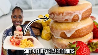 MAKING SOFT AND FLUFFY DONUTS FROM SCRATCH [upl. by Aikemot]