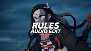 Rules  Doja Cat『edit audio』 [upl. by Ailiec]