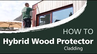 How to oil your Cladding with the Hybrid Wood Protector  Rubio Monocoat [upl. by Aleron]