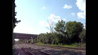 MN Hi 1340 thru Pewaukee WI on 7624 w83  39 20 min late [upl. by Zertnom805]