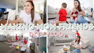 hang out with us at home  chatting about making mom friends  books Im reading  DITL VLOG [upl. by Pearline]