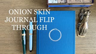 Onion Skin Journal Flip Through [upl. by Ccasi]