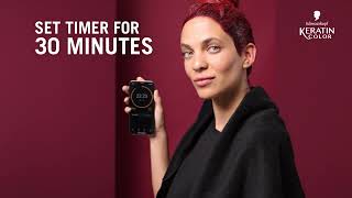 How to Apply Schwarzkopf Keratin Color  Deep Red [upl. by Dane]