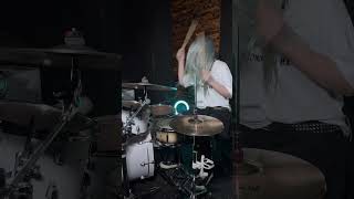 wage war — low  wagewar drumcover drummergirl femaledrummer drums metaldrummer metalcore [upl. by Ozmo38]