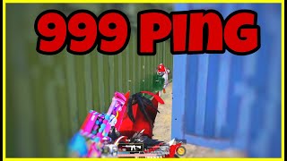 999 Ping Ends Pubg Gameplay 🆘 [upl. by Adal]