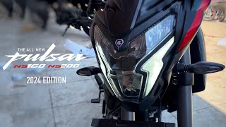 Finally 2024 Pulsar Ns200 is Here Showroom में आ गई 🔥 New Price amp Launching [upl. by Ailama]