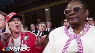 Meet the Democratic Rep who sat next to Marjorie Taylor Greene during the State of the Union [upl. by Lechar]