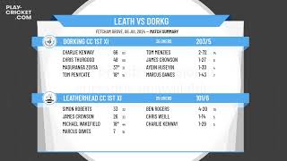 Leatherhead CC 1st XI v Dorking CC 1st XI [upl. by Yorled]