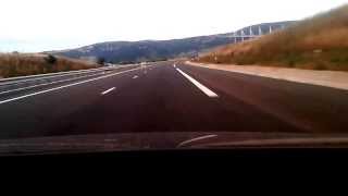 Driving over the Millau Viaduct [upl. by Daph]