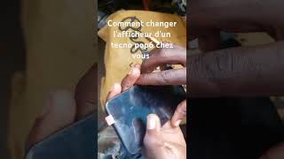 Comment changer lafficheur tecno pop6 chez vous reparation tutorial tutoriel telephone repair [upl. by Ylrae]